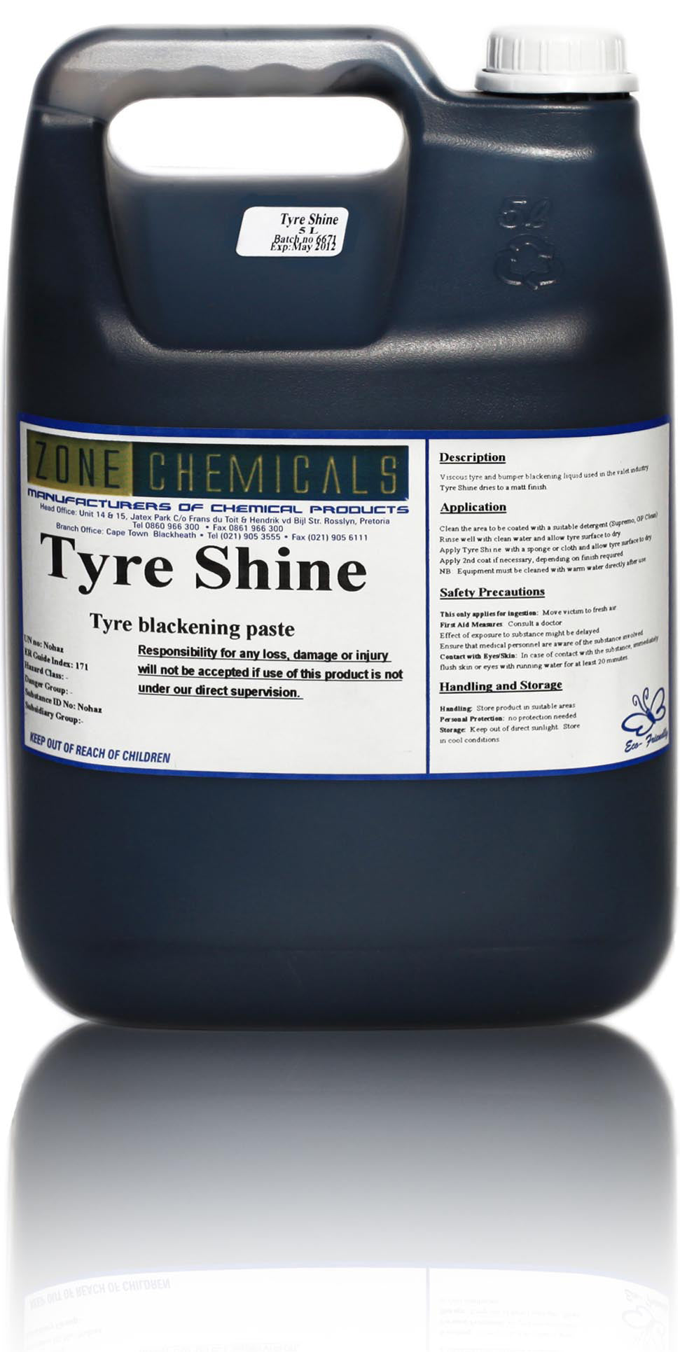 Tyre Shine (Viscose Blackening Liquid)5L