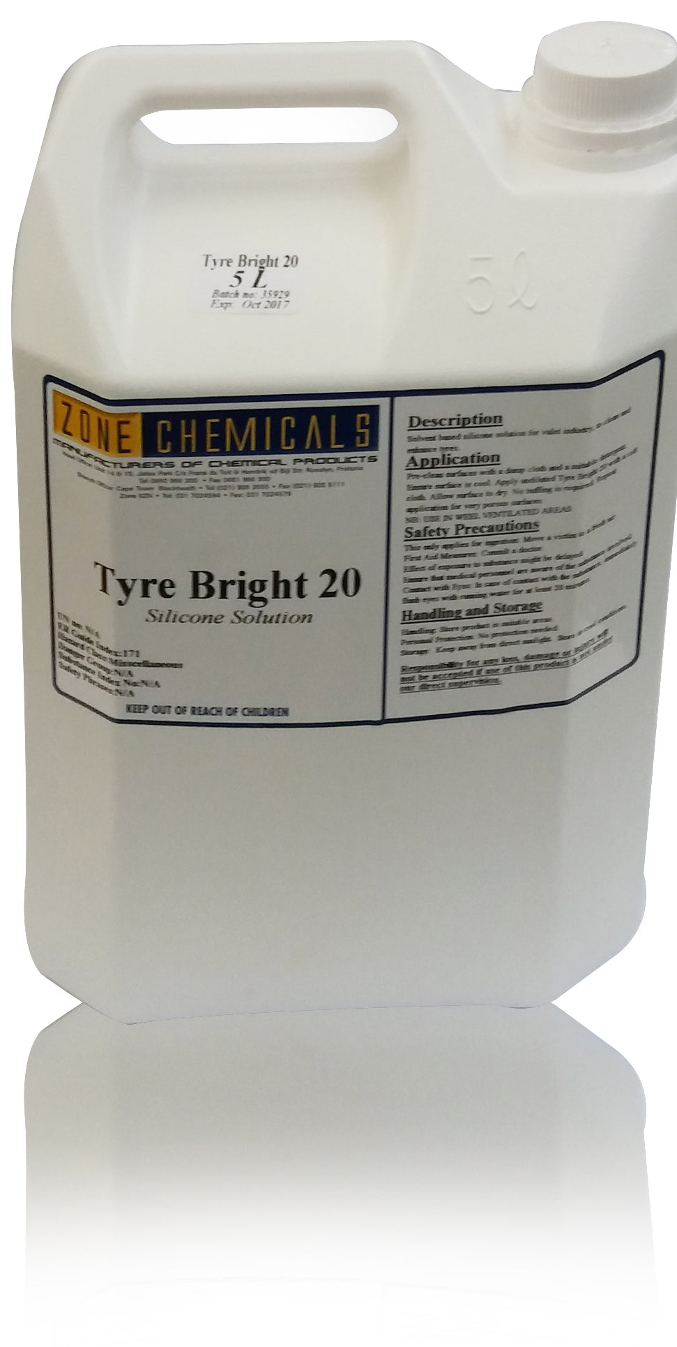 Tyrebright 20 (solvent Based Silicone) 5L