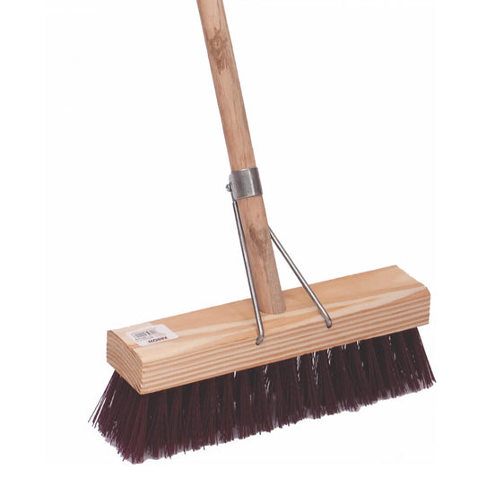 305mm (12") Platform Broom Brown Hard