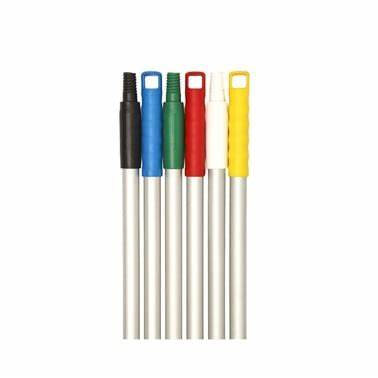 Handle - HD Hygiene Plastic Moulded- Thread 25mm x 1.3m - Blue, Red, Yellow, Black , White