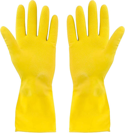 Yellow Household Gloves- Small, Medium, Large
