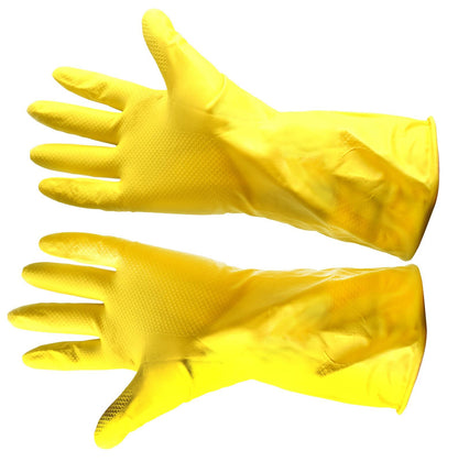 Yellow Household Gloves- Small, Medium, Large